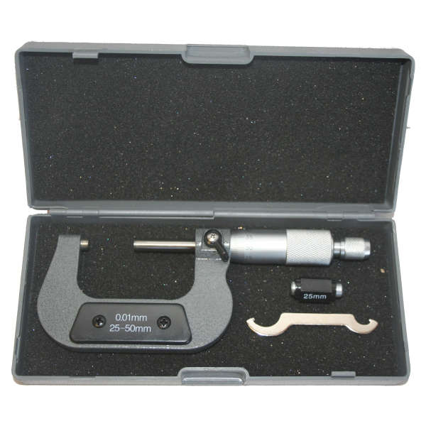 Micro-Tec - Micrometer O/Side 0-25Mm - 2 Pack