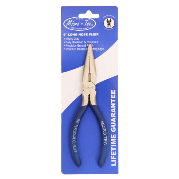 Micro-Tec - Pliers Long Nose 150Mm - 2 Pack