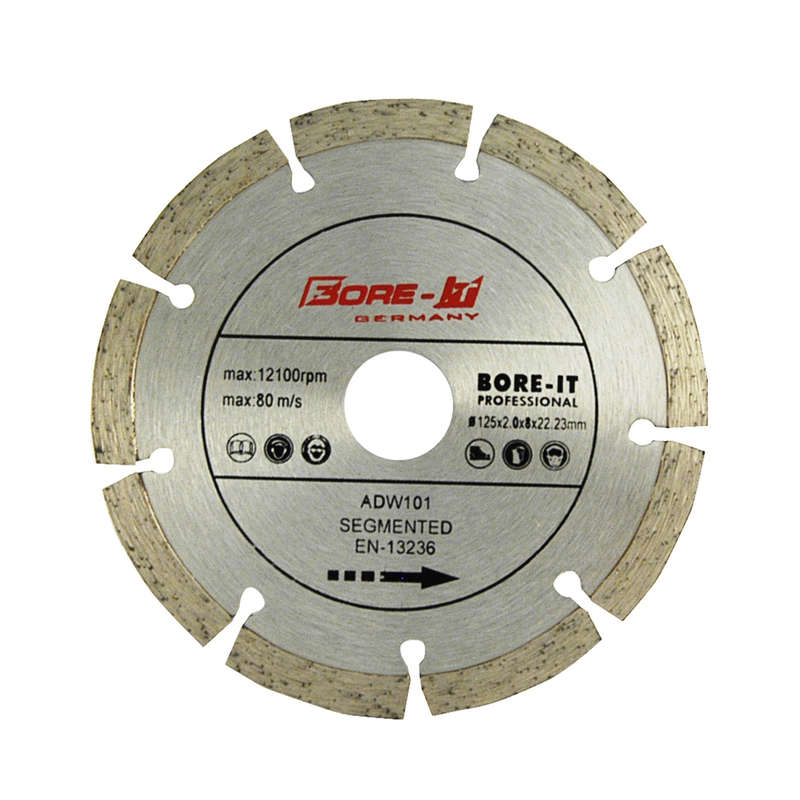 Bore-it - Diamond Blade - Segmented - 125mm - 2 Pack