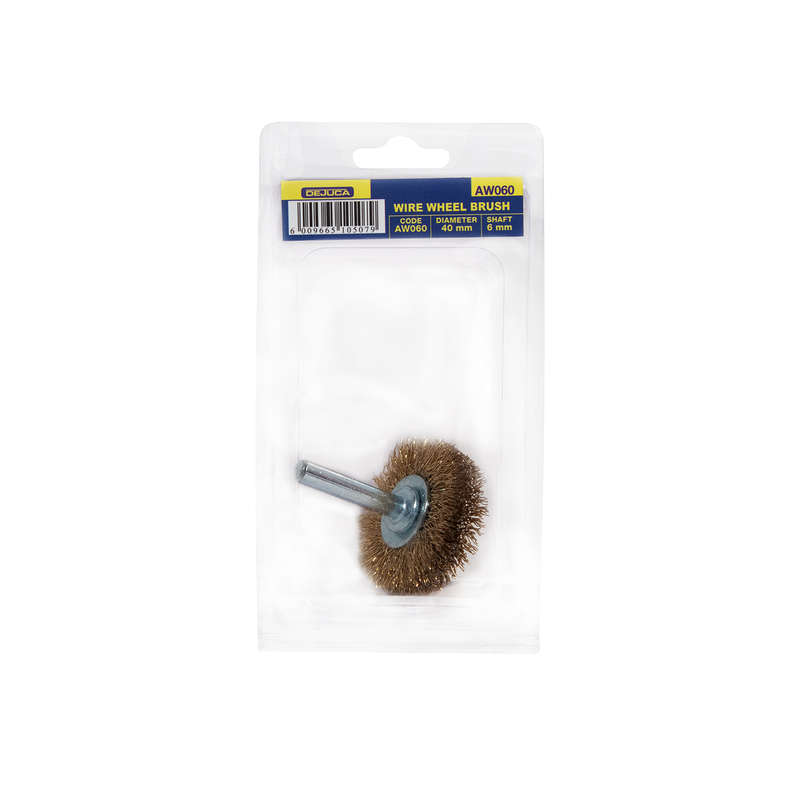 Dejuca - Wire Wheel - 40mm X 6mm - Arbor - 6mm