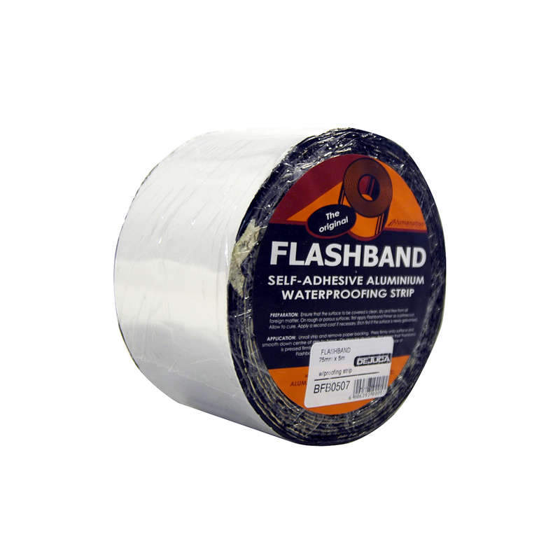 Dejuca - Flashband - 75mm X 5m - W/proofing Strip - 2 Pack