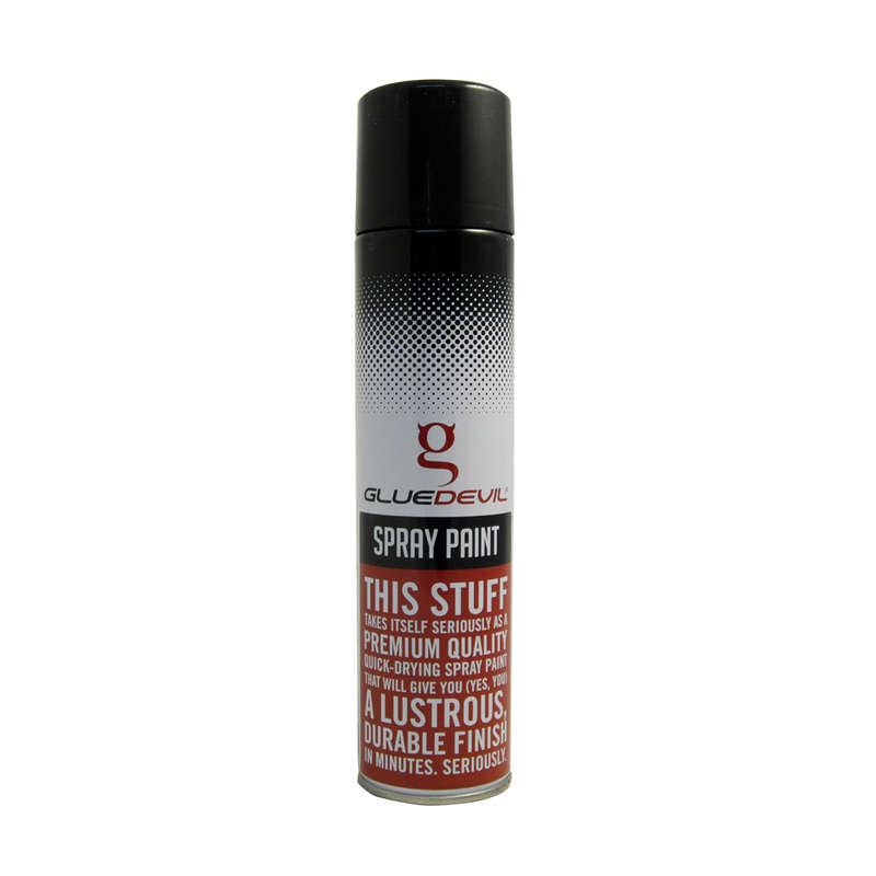 Glue Devil Spray Paint - gloss black