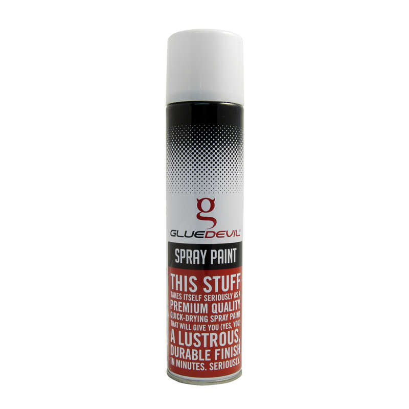 Glue Devil - Spray Paint - Matt White - 300ml - 2 Pack