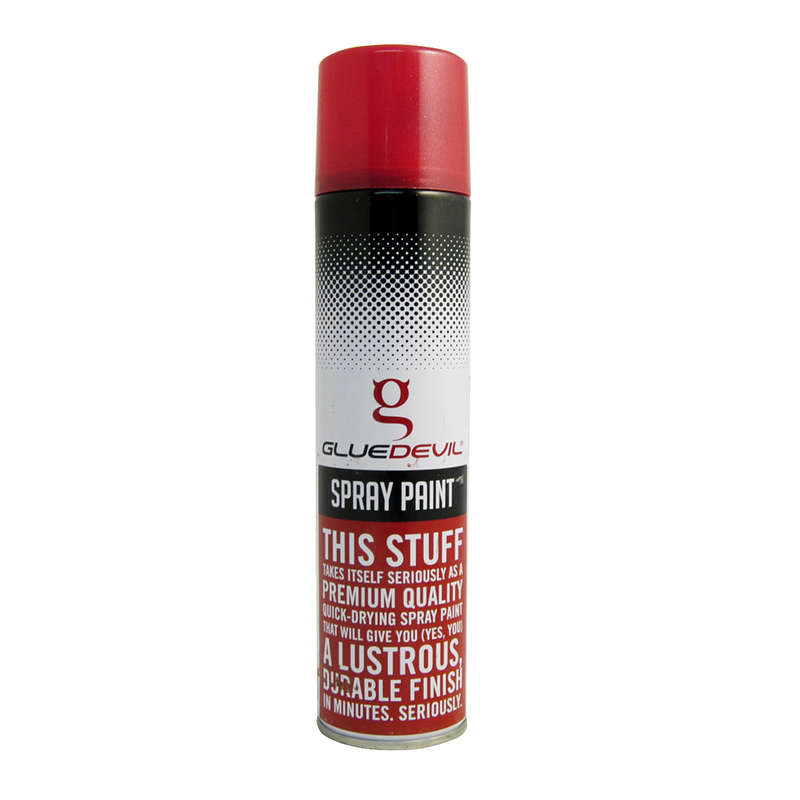 Glue Devil - Spray Paint - Metallic Red - 300ml - 2 Pack