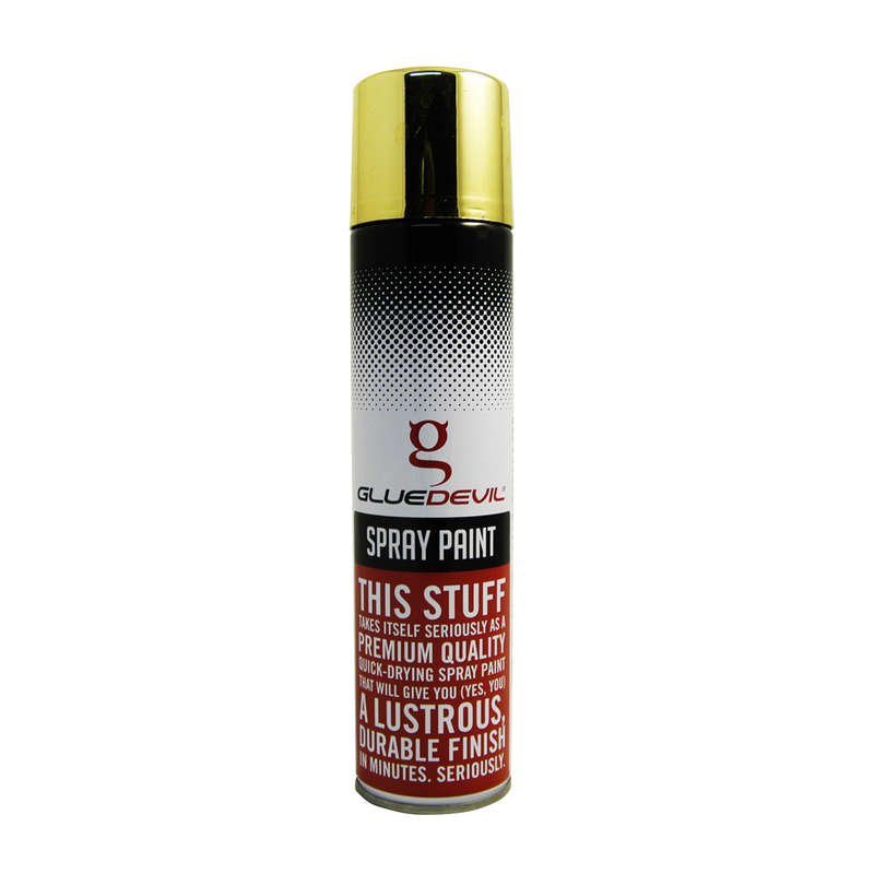 Glue Devil - Spray Paint - M/f Super Gold - 300ml