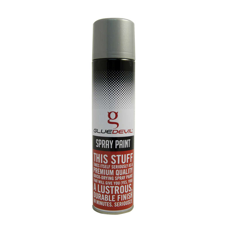 Glue Devil - Spray Paint - M/f Wheel Silver - 300ml - 2 Pack