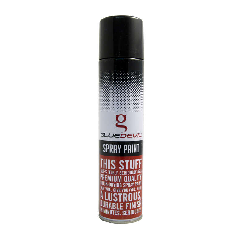 Glue Devil - Spray Paint - Heat Resistant - Black - 300ml - 2 Pack