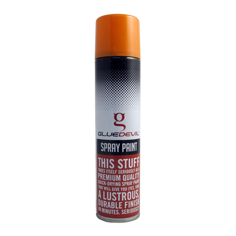 Glue Devil - Spray Paint - Fluorescent Orange - 300ml - 2 Pack