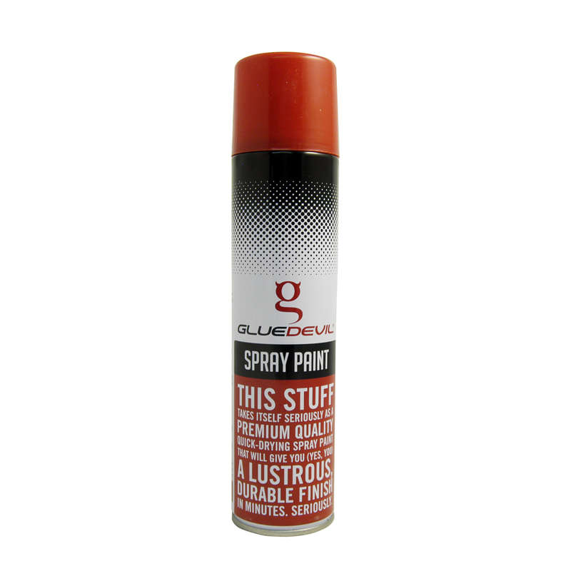 Glue Devil - Spray Paint - Fluorescent Red - 300ml - 2 Pack