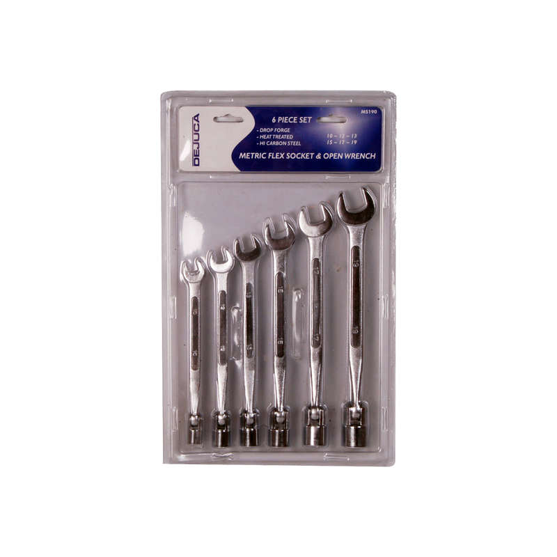 Dejuca - Swivel Spanner - - Single - 6/pce10-19mm - 2 Pack
