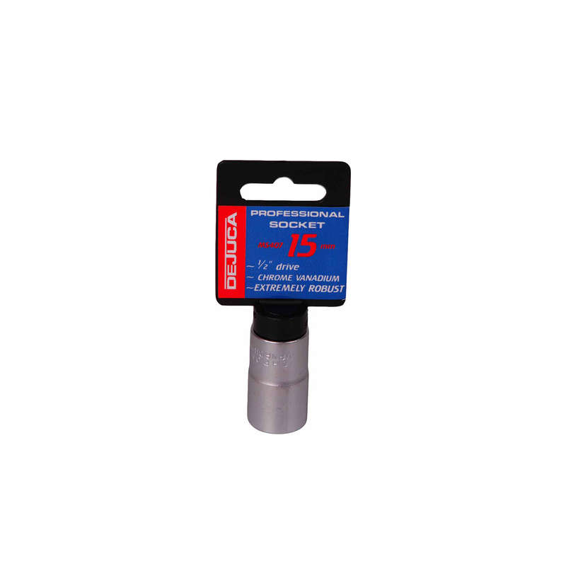 Dejuca - Socket - Cv - Fd - 1/2 Inch drive - 6pt - 15mm