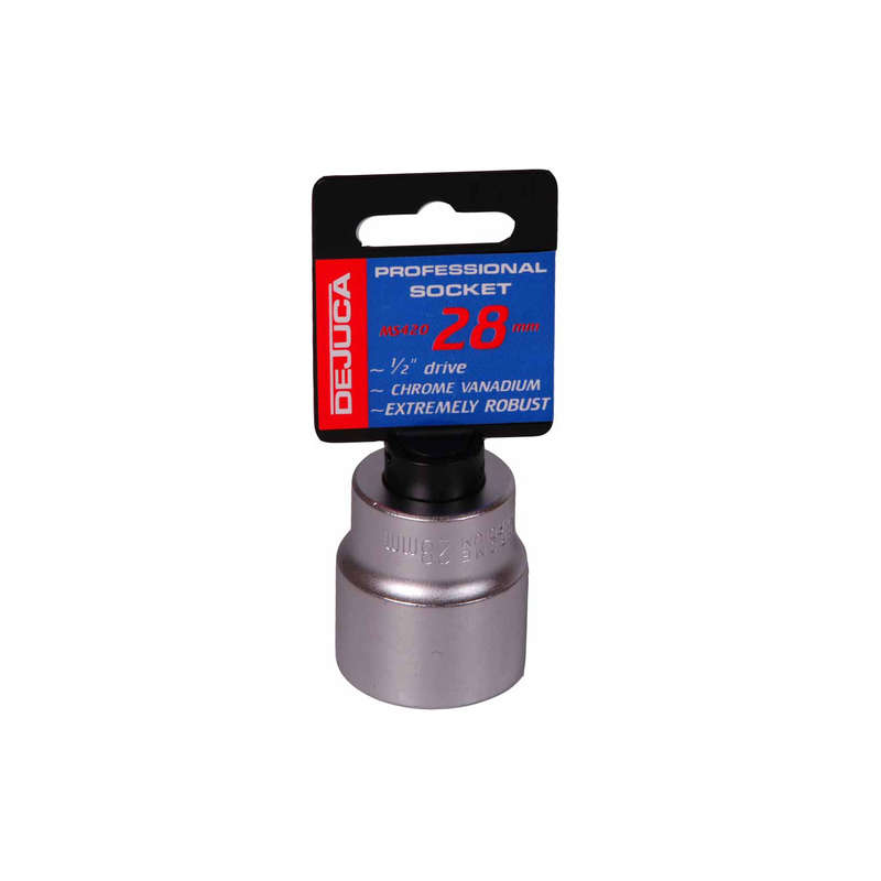 Dejuca - Socket - Cv - Fd - 1/2 Inch drive - 6pt - 28mm - 2 Pack