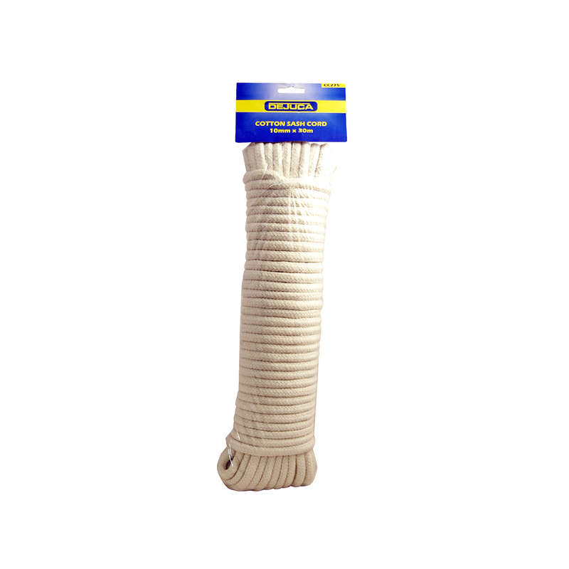 Dejuca - Cotton Sash Cord - 10mm X 30m - Cord - 10mm - (hank)
