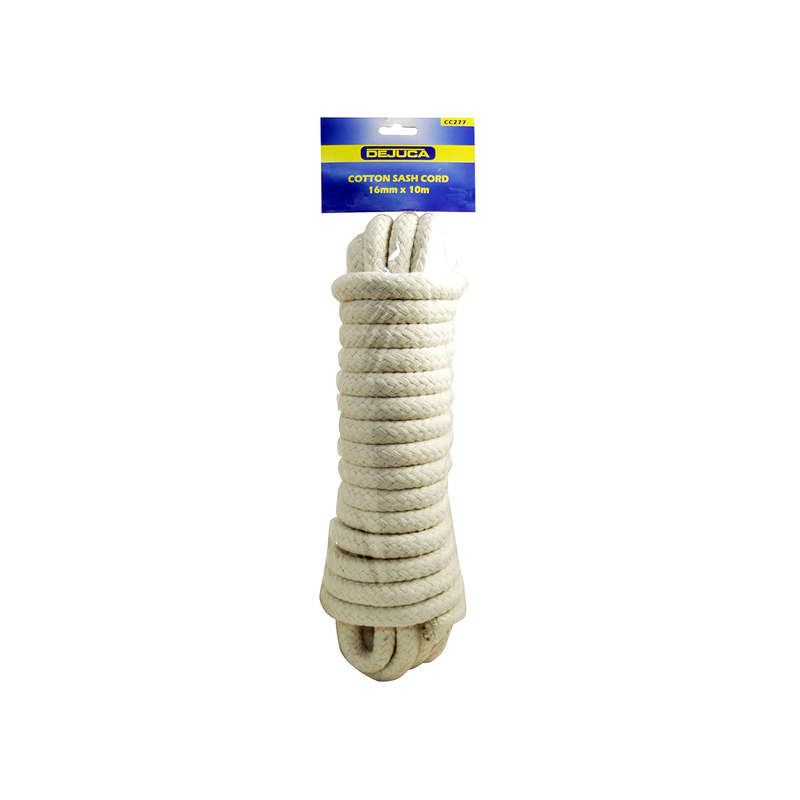 Dejuca - Cotton Sash Cord - 16mm X 10m - Cord - 16mm - (hank)