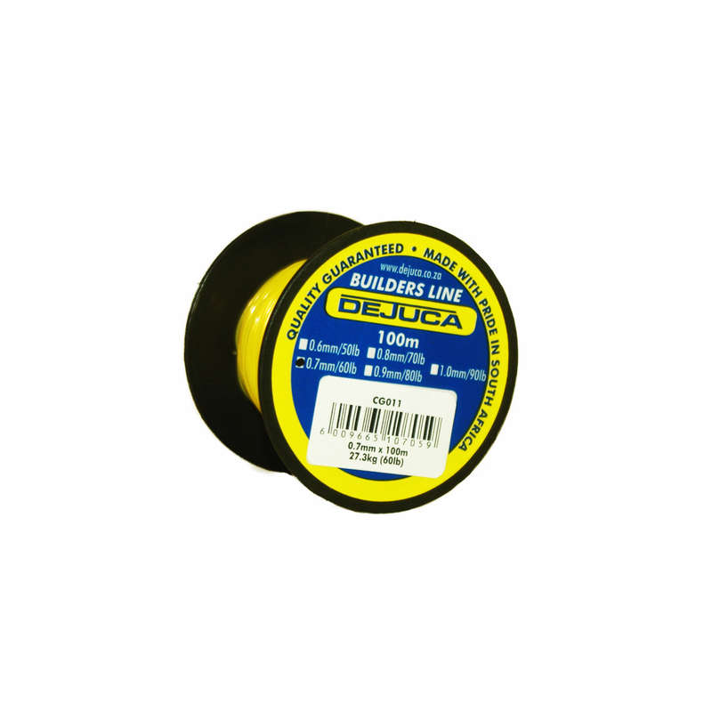 Dejuca - Builders Line - 60lb - 0.7mm X 100m - 27.3kg - 2 Pack