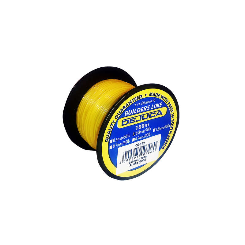 Dejuca - Builders Line - 70lb - 0.8mm X 100m - 31.8kg - 2 Pack