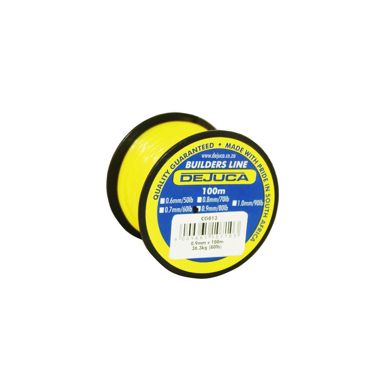 Dejuca - Builders Line - 80lb - 0.9mm X 100m - 36.3kg - 2 Pack