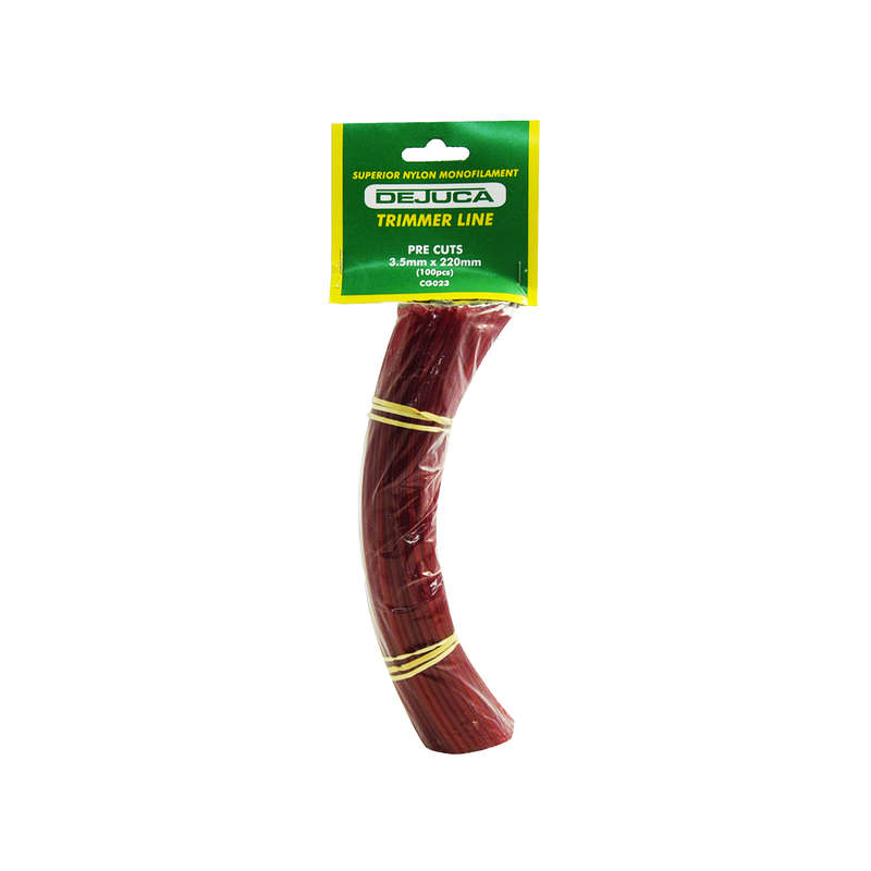 Dejuca - Trimmer Line - 3.5mm X 220mm - Pre Cuts - 100/pkt - 2 Pack