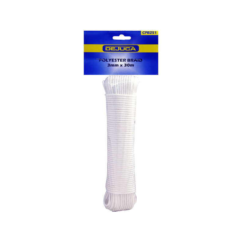 Dejuca - Polyester Braid - 3mm X 30m - (hank) - 2 Pack