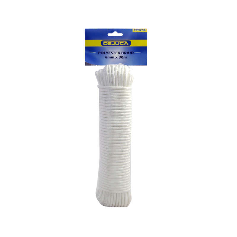 Dejuca - Polyester Braid - 6mm X 30m - (hank) - 2 Pack