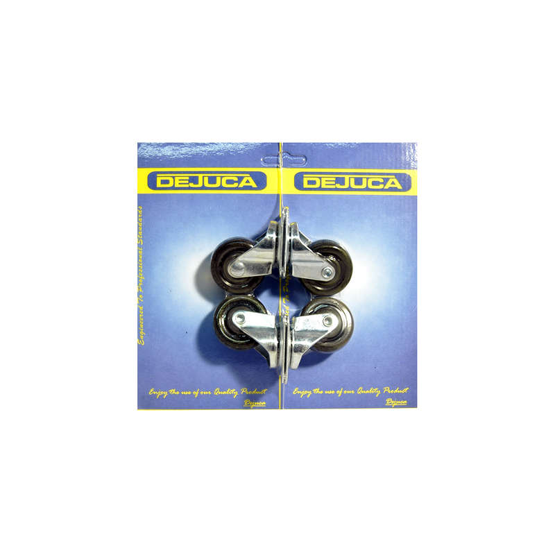 Dejuca - Castor Wheel - Rubber - Swivel - Flange - 38mm