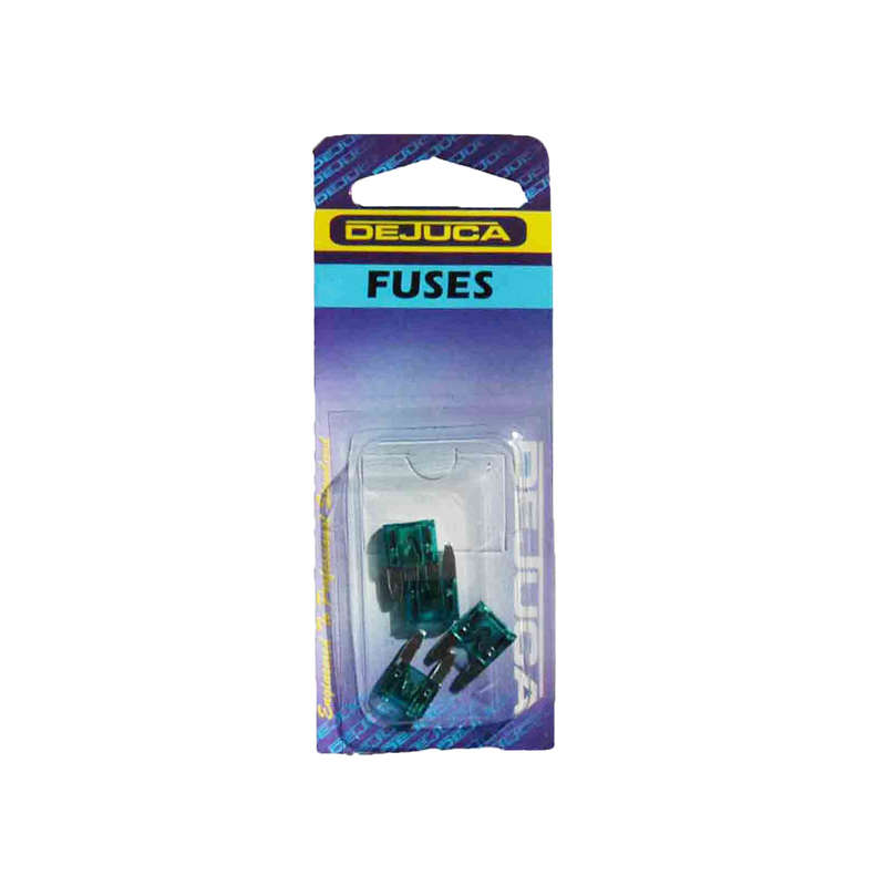Dejuca - Fuse - Green - Mini Blade - 30amp - 4/Card - 2 Pack