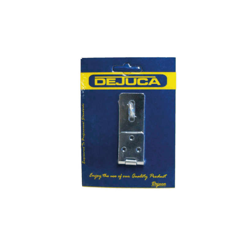 Dejuca - Hasp And Staple - L/d - Galv - 50mm - 1/Card - 2 Pack