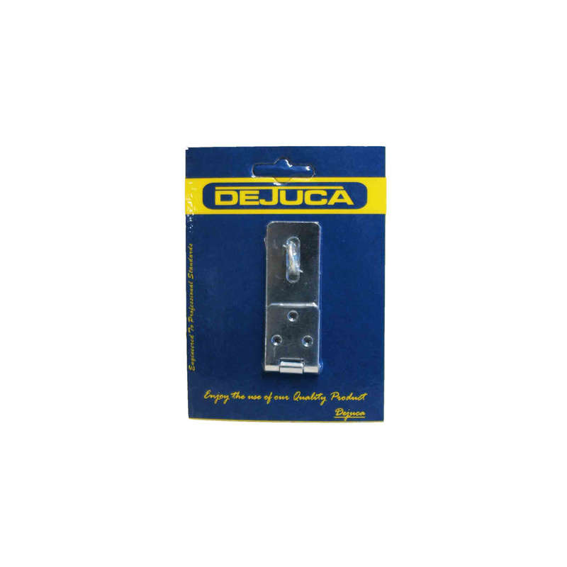 Dejuca - Hasp And Staple - L/d - Galv - 75mm - 1/Card