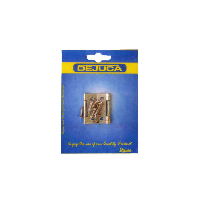 Dejuca - Butt Hinge - Bp - 40mm - 1pair/Card - 2 Pack