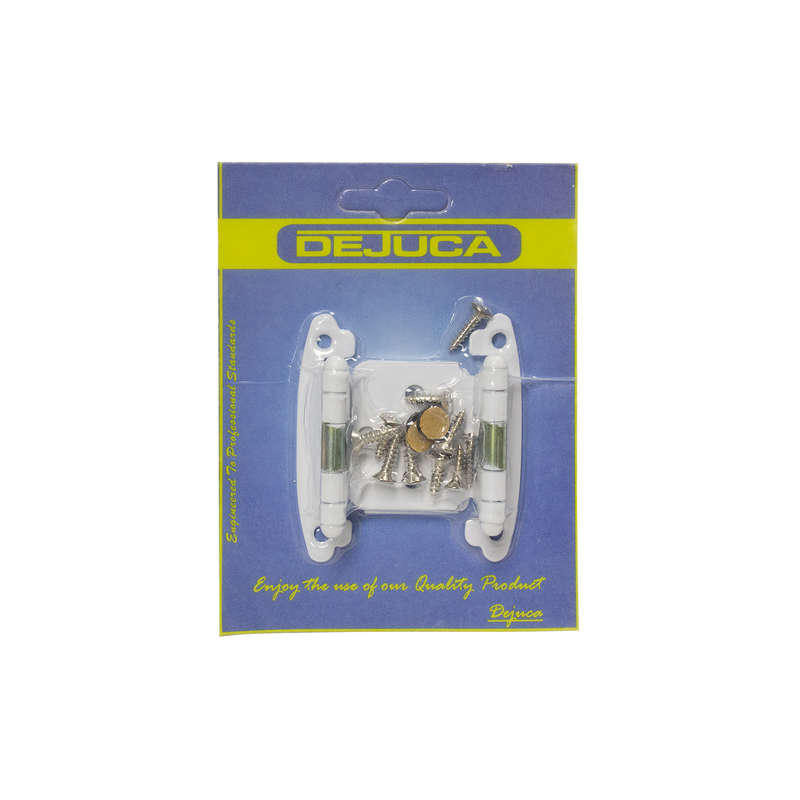 Dejuca - Self Closing Hinge - White - 1pair/Card