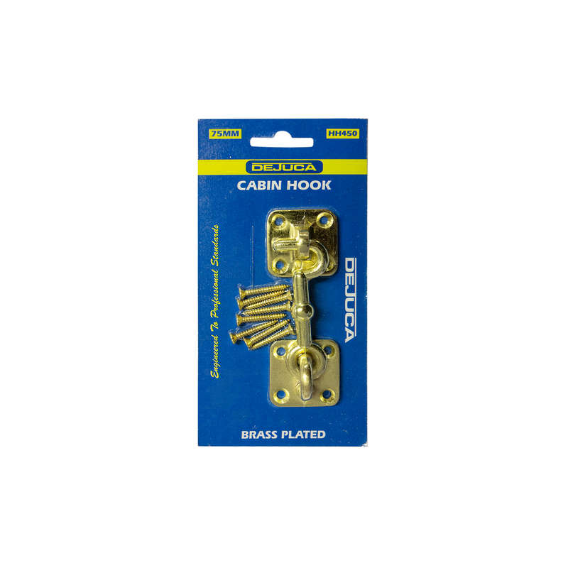 Dejuca - Cabin Hook - Bp - 75mm - 1/Card - 2 Pack