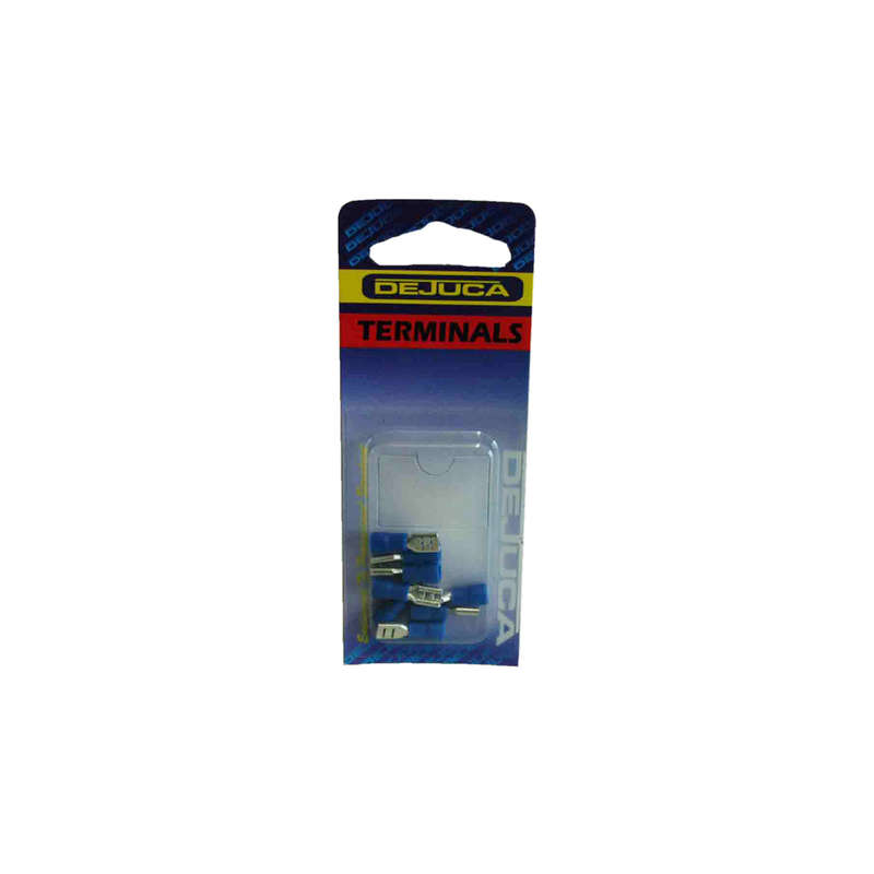 Dejuca - Terminal - Disconnect - Blue - Female - 4mm - 8/Card