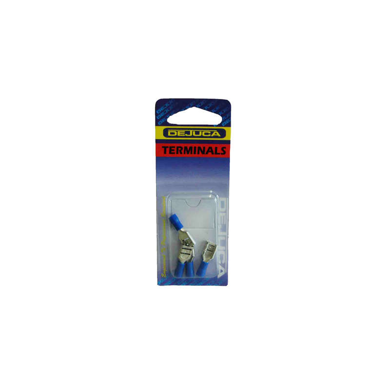 Dejuca - Terminal - Disconnect - Blue - Female - 9mm - 4/Card