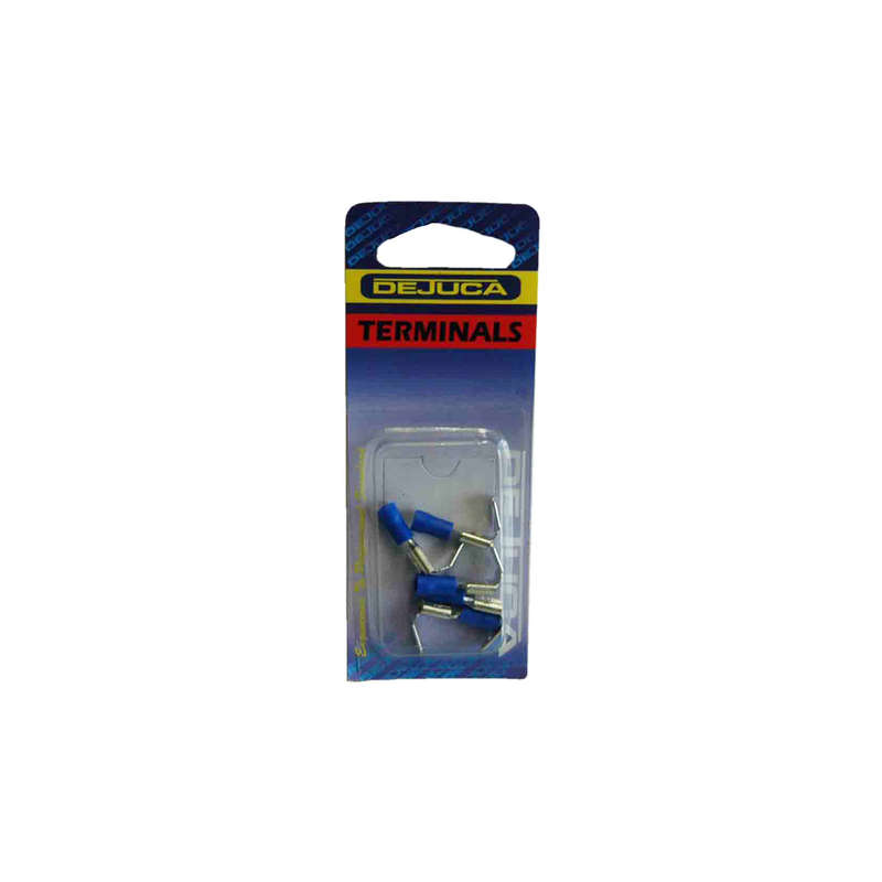 Dejuca - Terminal - Blue - Piggy - Back - 6.4mm - 5/Card - 2 Pack