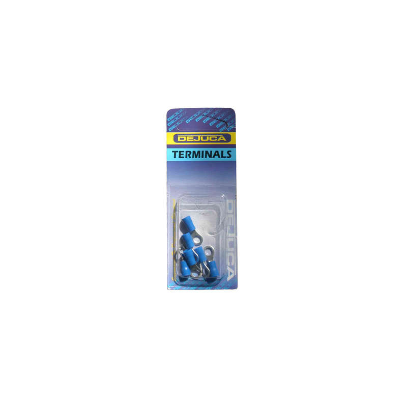 Dejuca - Terminal - Blue - Ring - 5mm - 6/Card