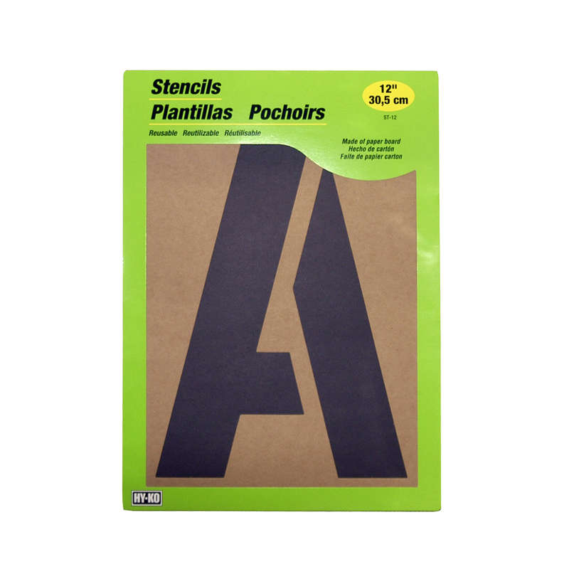 Stencil Figure And Letter - Reusable - 300mm