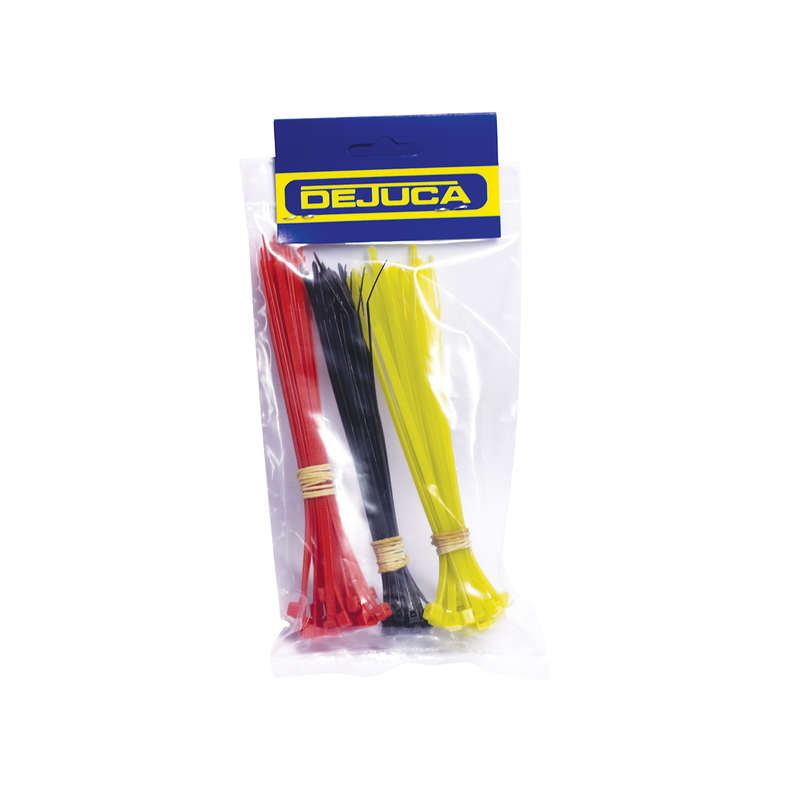 Dejuca - Cable Ties - 150mm X 3.6mm - 3 colour - 75/pkt
