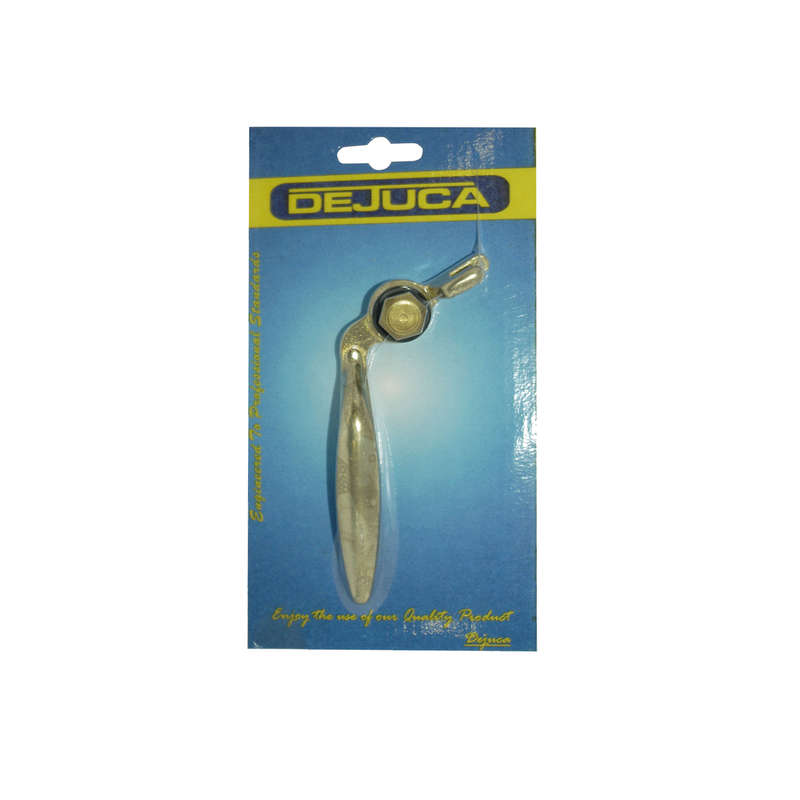 Dejuca - Window Handle - Brass - L/h + Screw + Bush - card