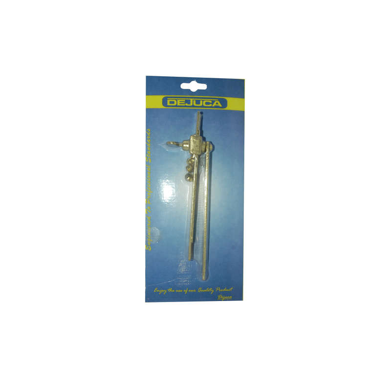 Dejuca - Sliding Stay - Brass - 150mm + Screws - card - 2 Pack
