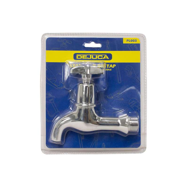 Dejuca - Std Bib Tap + Cover Plate 12 Inch Cross - 2 Pack