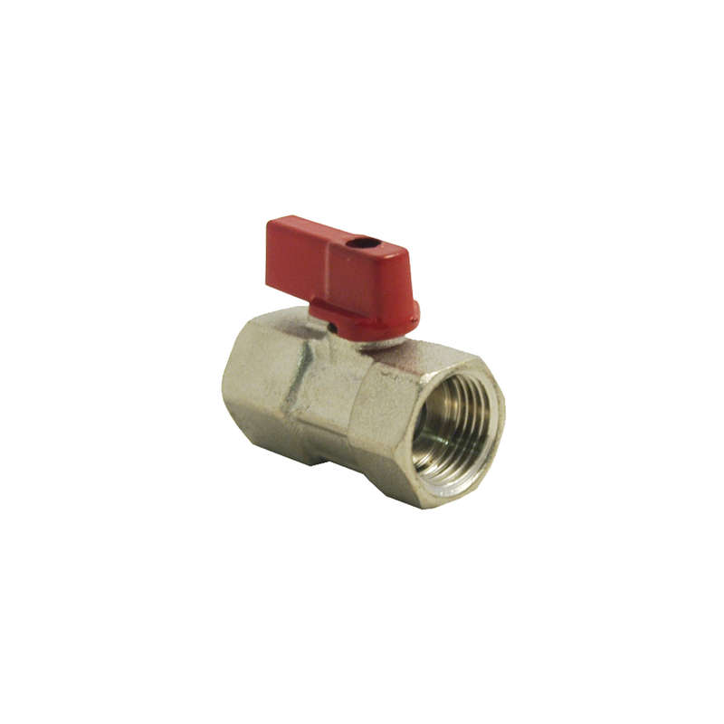 Mini Ball Valve - Brass - F X F - Cp - 15mm - 2 Pack