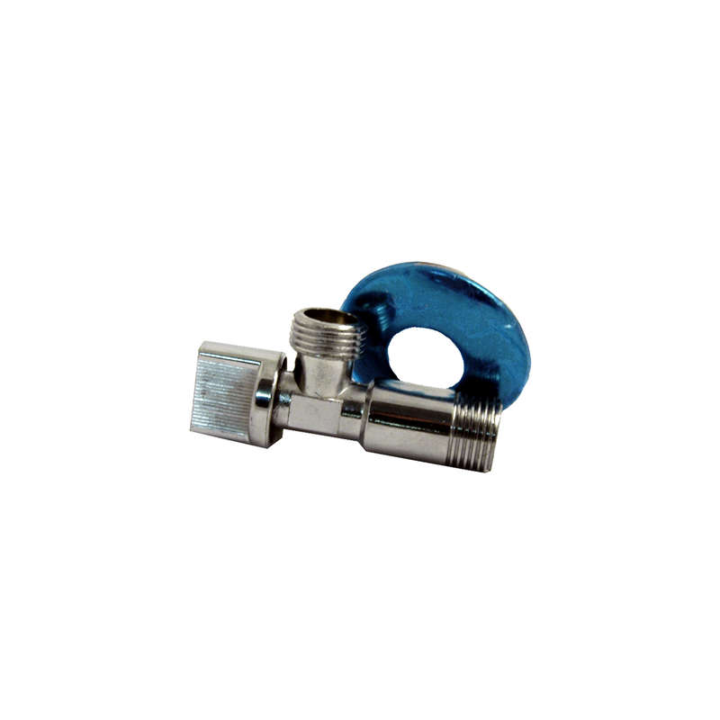 Angle Valve with Flange - Brass - Cp - 15 x 15mm