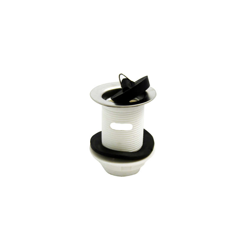 Basin Waste Pvc + Plug Slotted - 2 Pack