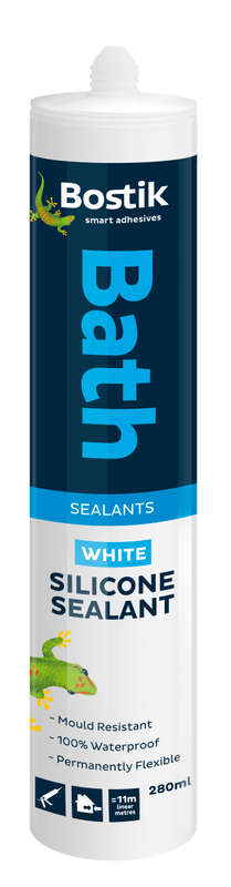 Bostik Bath Silicone White - 280ml