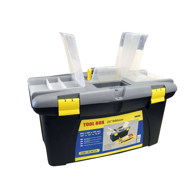 Dejuca - Tool Box - Heavy duty - Pvc - 660 X 360 X 340mm - 2 Pack