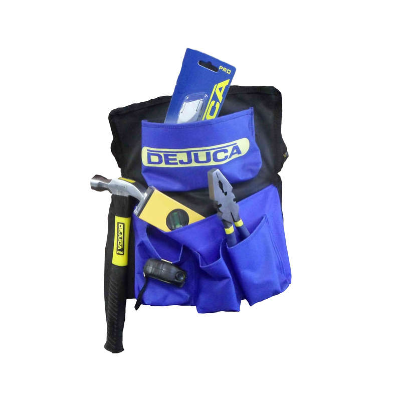 Dejuca - Tool Pouch - 5 Pockets and hammer loop - Nylon - 2 Pack