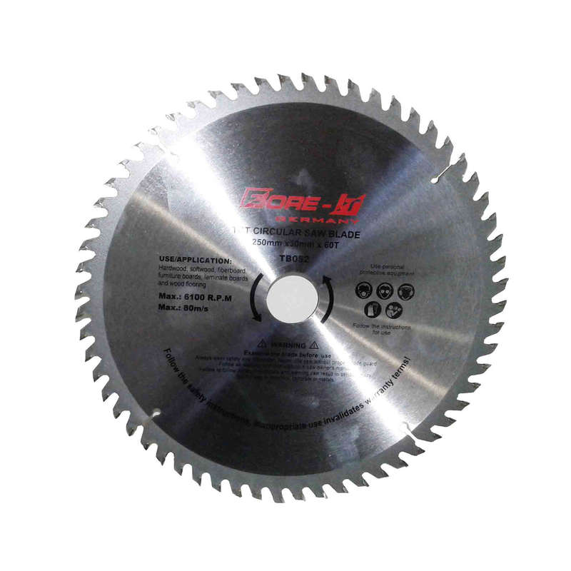 Bore-it - Circular Saw Blade - 250mm X 60t X 30/20/16b