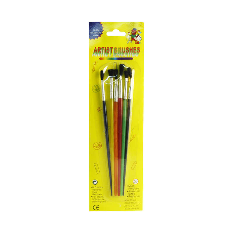 Artist Brushes - 6/Card