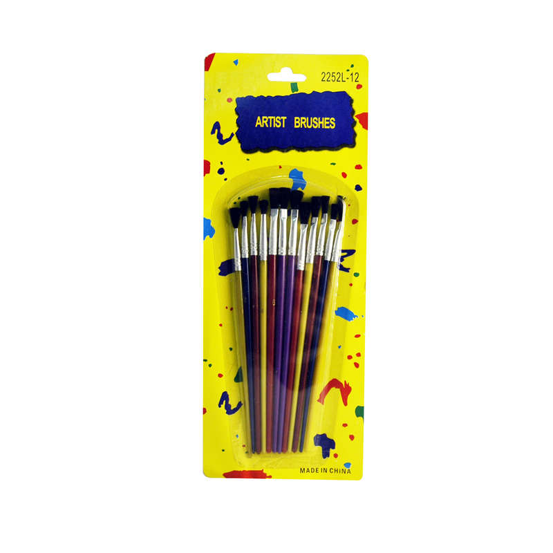 Artist Brushes - 12/Card - 2 Pack