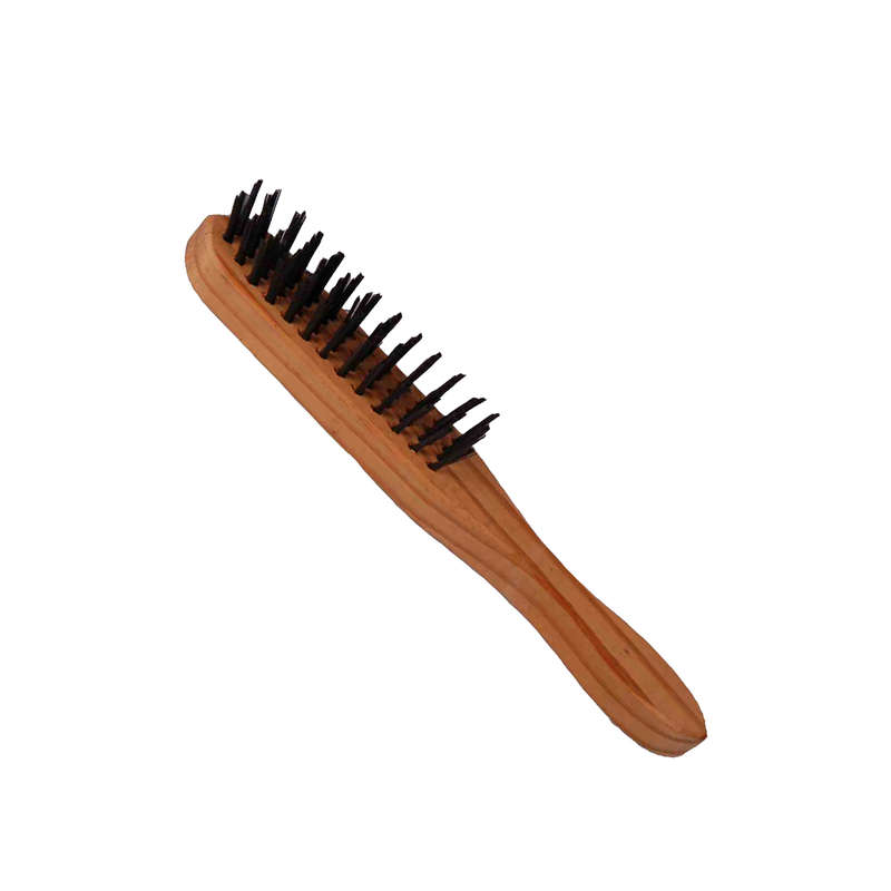 Brazing Wire Brush - L/handle - 6 Row - 2 Pack